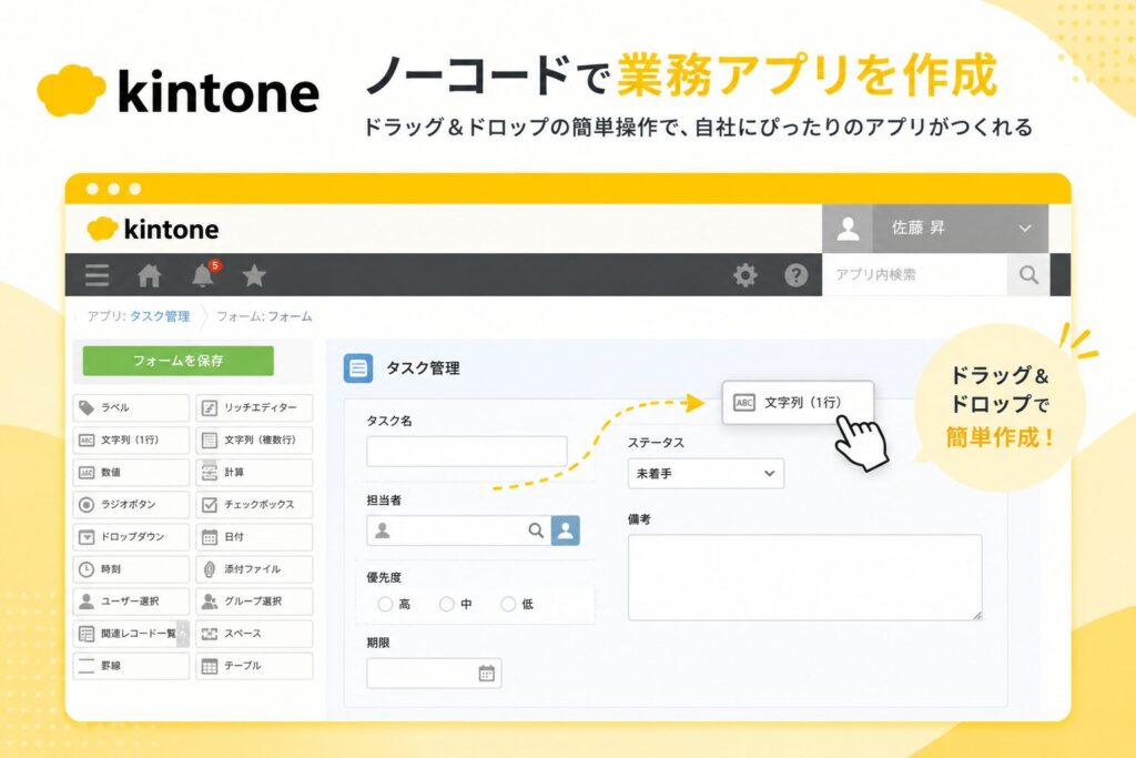 kintone（キントーン）とは？タスク管理ツールとしての実力